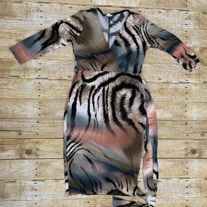 Animal print dress